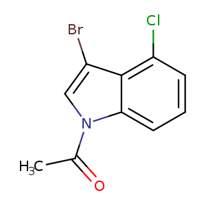 Ethanone, 1-(3-bromo-4-chloro-1H-indol-1-yl)-