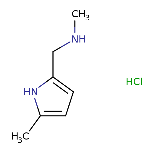 methyl[(5-methyl-1H-pyrrol-2-yl)methyl]amine hydrochloride