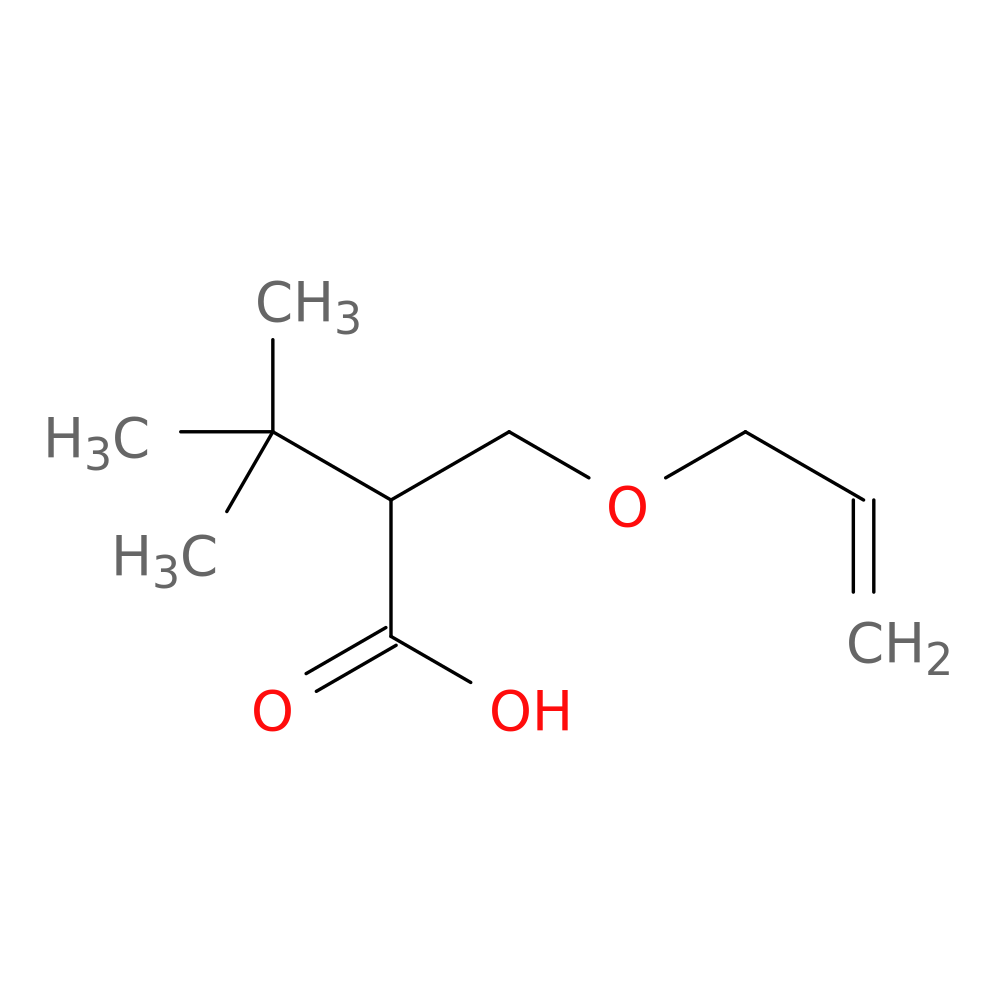 3,3-dimethyl-2-[(prop-2-en-1-yloxy)methyl]butanoic acid