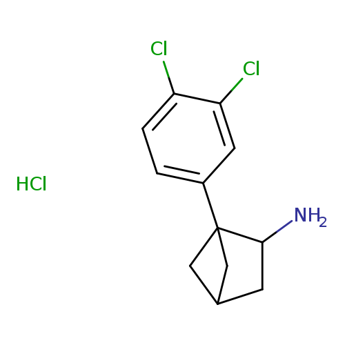 1-(3,4-dichlorophenyl)bicyclo[2.1.1]hexan-2-amine hydrochloride