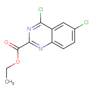 2-Quinazolinecarboxylic acid, 4,6-dichloro-, ethyl ester