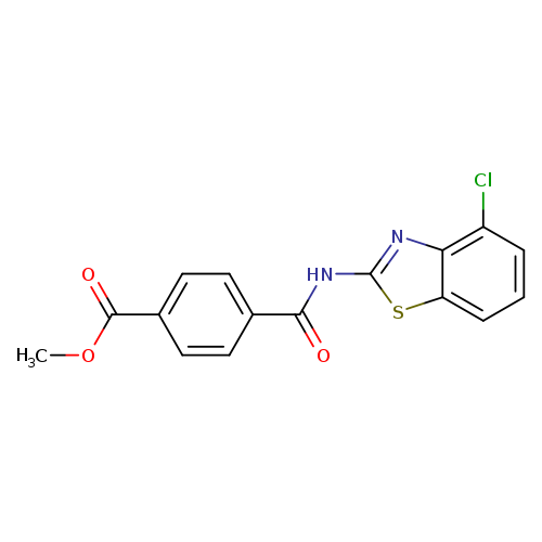 methyl 4-[(4-chloro-1,3-benzothiazol-2-yl)carbamoyl]benzoate