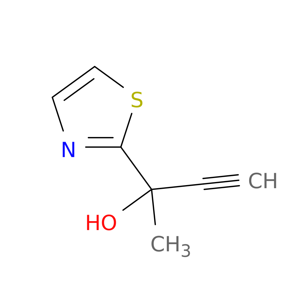 2-(Thiazol-2-yl)but-3-yn-2-ol