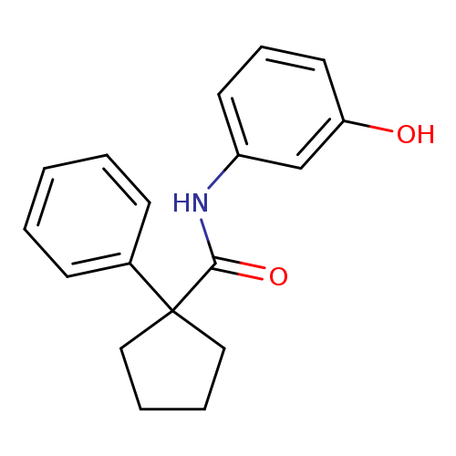 N-(3-hydroxyphenyl)-1-phenylcyclopentane-1-carboxamide