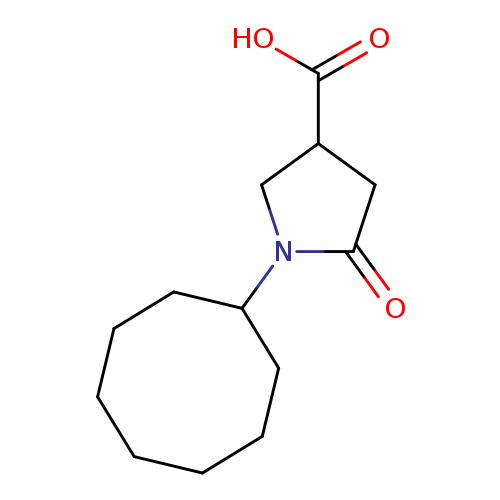 3-Pyrrolidinecarboxylic acid, 1-cyclooctyl-5-oxo-