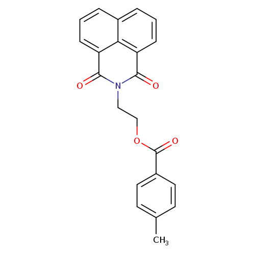 2-{2,4-dioxo-3-azatricyclo[7.3.1.0^{5,13}]trideca-1(12),5,7,9(13),10-pentaen-3-yl}ethyl 4-methylbenzoate