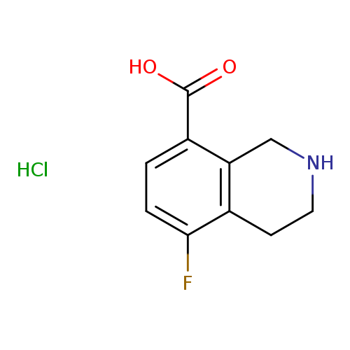 5-fluoro-1,2,3,4-tetrahydroisoquinoline-8-carboxylic acid hydrochloride