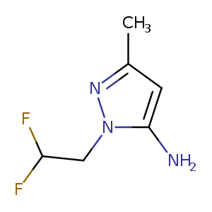 1-(2,2-Difluoroethyl)-3-methyl-1h-pyrazol-5-amine