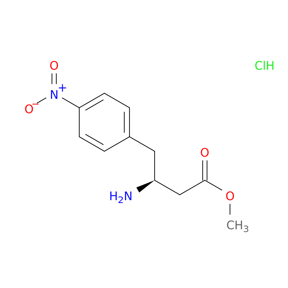 methyl (3S)-3-amino-4-(4-nitrophenyl)butanoate hydrochloride