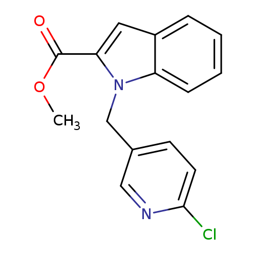 methyl 1-[(6-chloropyridin-3-yl)methyl]-1H-indole-2-carboxylate
