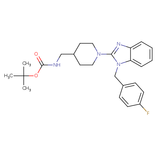 tert-Butyl ((1-(1-(4-fluorobenzyl)-1H-benzo[d]imidazol-2-yl)piperidin-4-yl)methyl)carbamate
