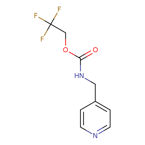 2,2,2-trifluoroethyl N-(pyridin-4-ylmethyl)carbamate