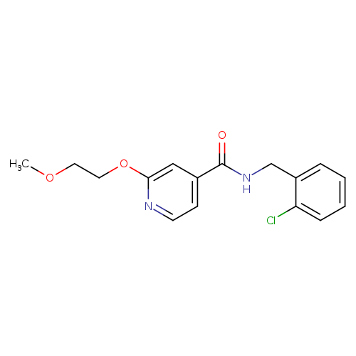 N-[(2-chlorophenyl)methyl]-2-(2-methoxyethoxy)pyridine-4-carboxamide