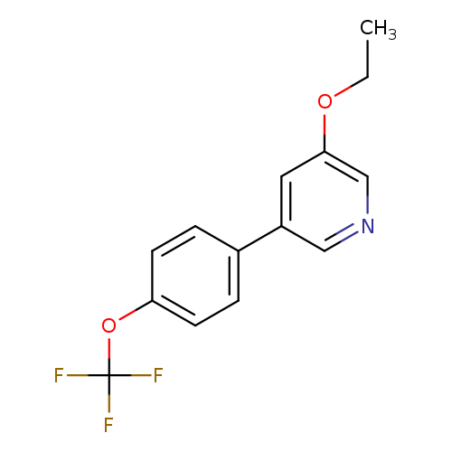 3-ethoxy-5-[4-(trifluoromethoxy)phenyl]pyridine