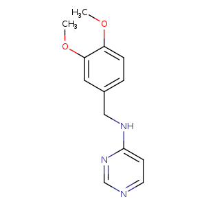 N-[(3,4-dimethoxyphenyl)methyl]pyrimidin-4-amine