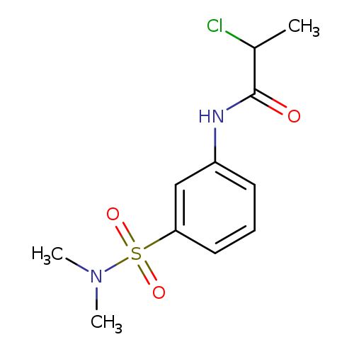 2-chloro-N-[3-(dimethylsulfamoyl)phenyl]propanamide