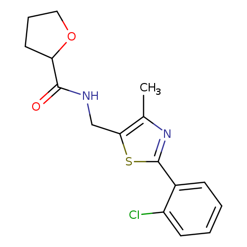 N-{[2-(2-chlorophenyl)-4-methyl-1,3-thiazol-5-yl]methyl}oxolane-2-carboxamide