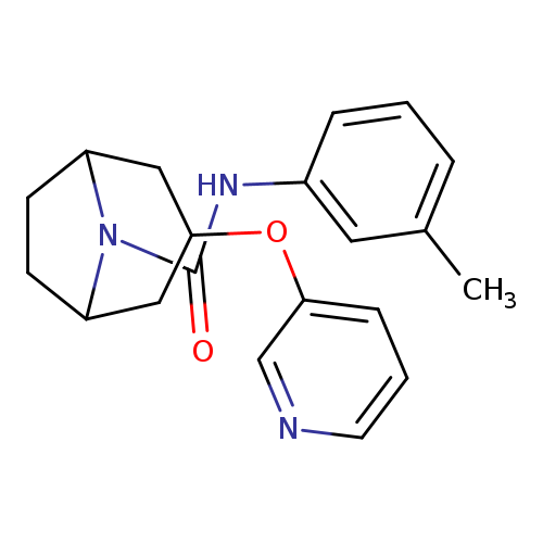 N-(3-methylphenyl)-3-(pyridin-3-yloxy)-8-azabicyclo[3.2.1]octane-8-carboxamide