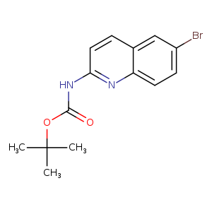 Carbamic acid, N-(6-bromo-2-quinolinyl)-, 1,1-dimethylethyl ester