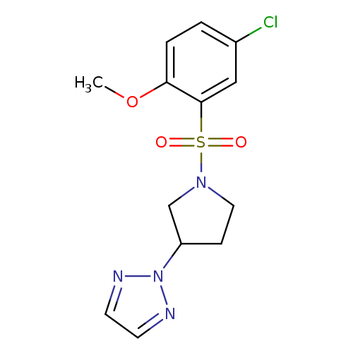 2-[1-(5-chloro-2-methoxybenzenesulfonyl)pyrrolidin-3-yl]-2H-1,2,3-triazole