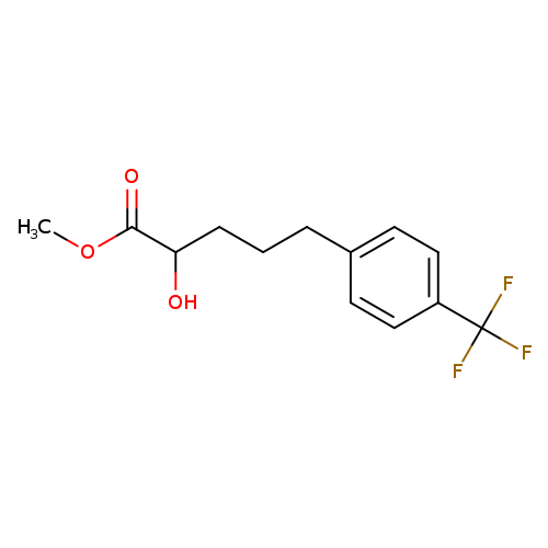 methyl 2-hydroxy-5-[4-(trifluoromethyl)phenyl]pentanoate
