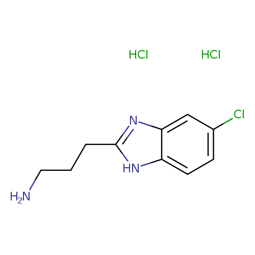 3-(5-chloro-1H-benzimidazol-2-yl)propan-1-amine dihydrochloride