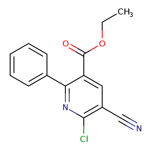 Ethyl 6-chloro-5-cyano-2-phenylnicotinate
