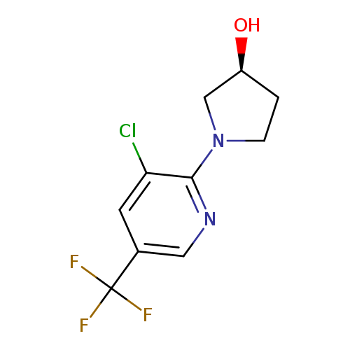 3-Pyrrolidinol, 1-[3-chloro-5-(trifluoromethyl)-2-pyridinyl]-, (3S)-