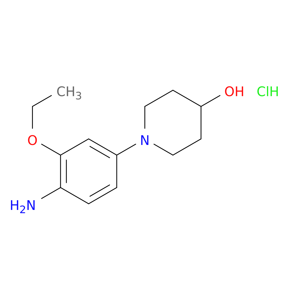 1-(4-Amino-3-ethoxyphenyl)piperidin-4-ol (hydrochloride)