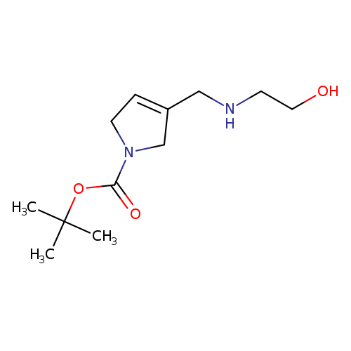 tert-Butyl 3-([(2-hydroxyethyl)amino]methyl)-2,5-dihydro-1h-pyrrole-1-carboxylate