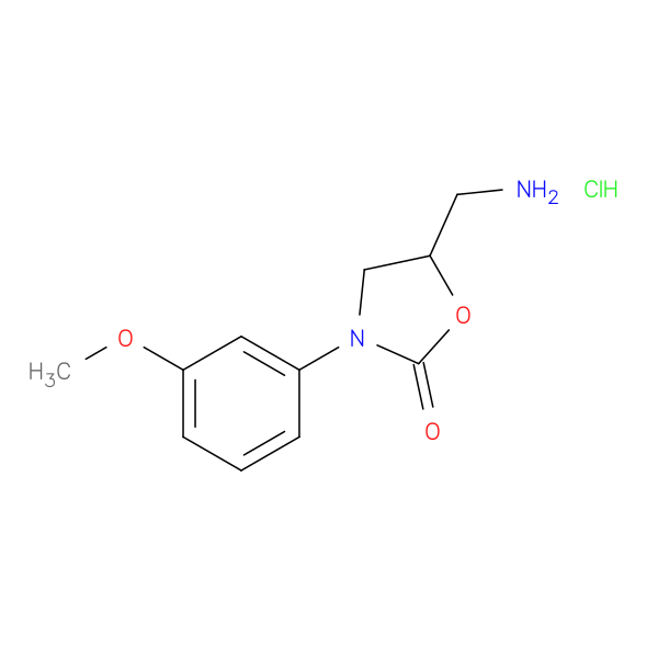 5-(Aminomethyl)-3-(3-methoxyphenyl)-1,3-oxazolidin-2-one hydrochloride