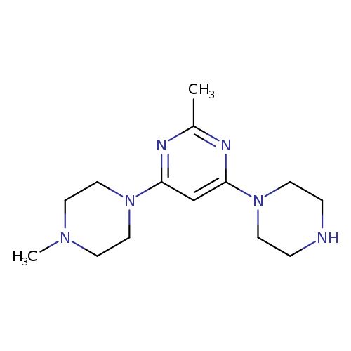 2-Methyl-4-(4-methylpiperazin-1-yl)-6-(piperazin-1-yl)pyrimidine