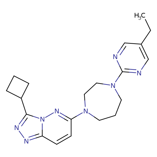1-{3-cyclobutyl-[1,2,4]triazolo[4,3-b]pyridazin-6-yl}-4-(5-ethylpyrimidin-2-yl)-1,4-diazepane