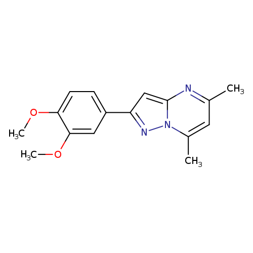 2-(3,4-Dimethoxyphenyl)-5,7-dimethylpyrazolo[1,5-a]pyrimidine