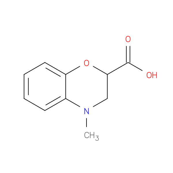 4-methyl-3,4-dihydro-2H-1,4-benzoxazine-2-carboxylic acid
