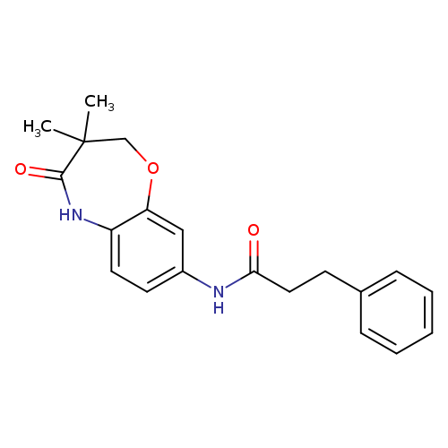 N-(3,3-dimethyl-4-oxo-2,3,4,5-tetrahydro-1,5-benzoxazepin-8-yl)-3-phenylpropanamide