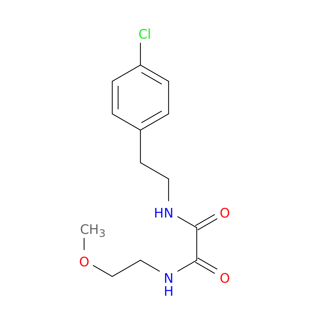 N'-[2-(4-chlorophenyl)ethyl]-N-(2-methoxyethyl)ethanediamide