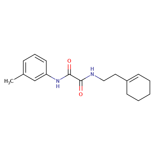 N-[2-(cyclohex-1-en-1-yl)ethyl]-N'-(3-methylphenyl)ethanediamide