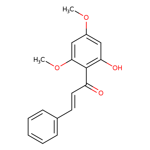 2-Propen-1-one, 1-(2-hydroxy-4,6-dimethoxyphenyl)-3-phenyl-, (2E)-