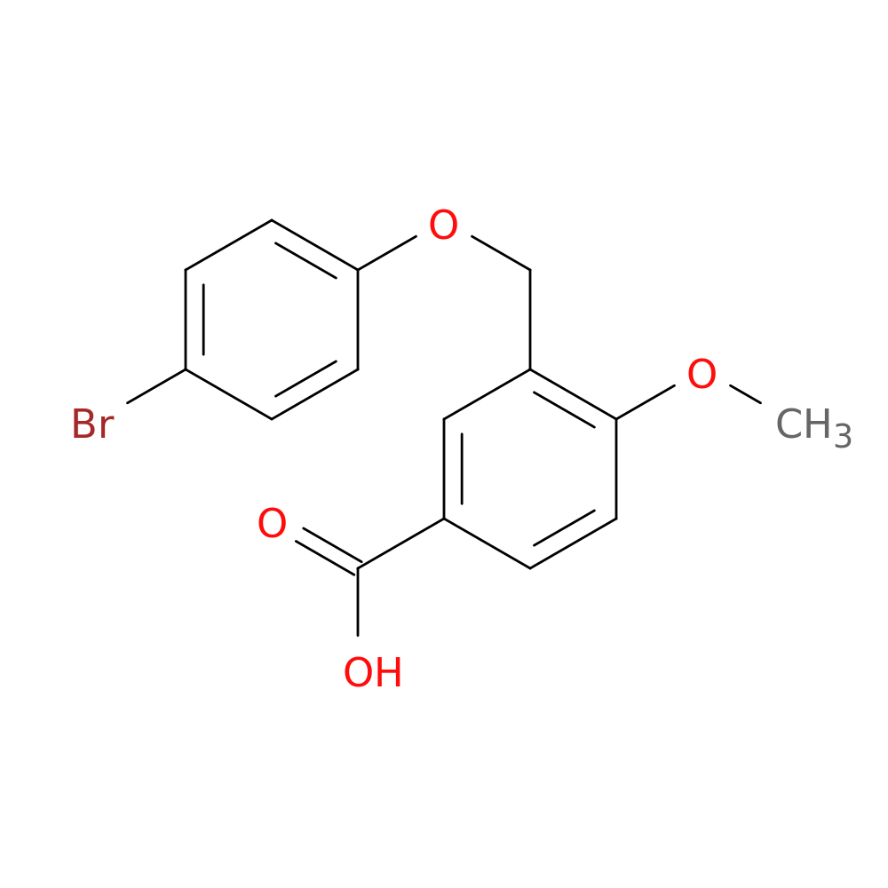 3-[(4-bromophenoxy)methyl]-4-methoxybenzoic acid