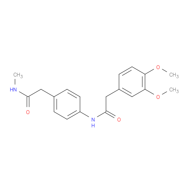 2-{4-[2-(3,4-dimethoxyphenyl)acetamido]phenyl}-N-methylacetamide