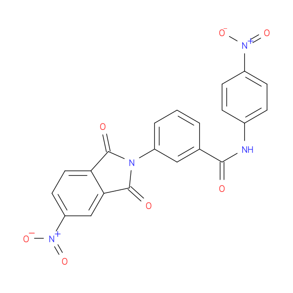 3-{5-nitro-1,3-dioxo-1,3-dihydro-2H-isoindol-2-yl}-N-{4-nitrophenyl}benzamide