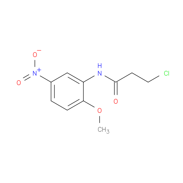 3-chloro-N-(2-methoxy-5-nitrophenyl)propanamide