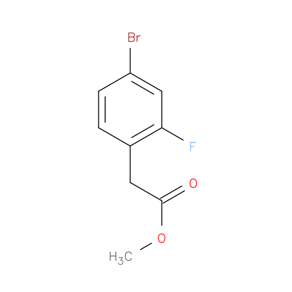 Methyl 2-(4-bromo-2-fluorophenyl);acetate