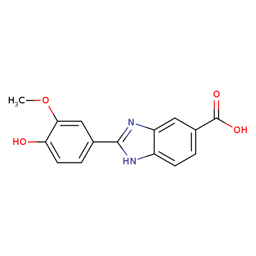 2-(4-HYDROXY-3-METHOXY-PHENYL)-1H-BENZOIMIDAZOLE-5-CARBOXYLIC ACID