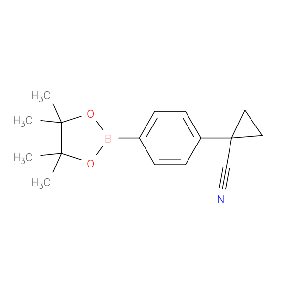 1-(4-(4,4,5,5-Tetramethyl-1,3,2-dioxaborolan-2-yl)phenyl)cyclopropanecarbonitrile