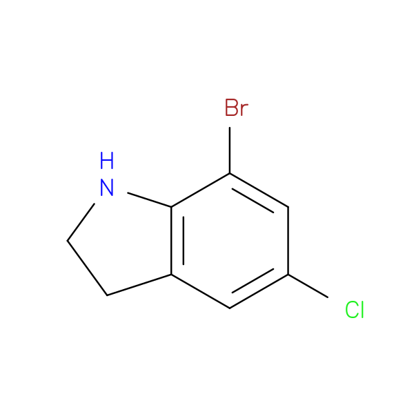 7-bromo-5-chloro-2,3-dihydro-1H-indole