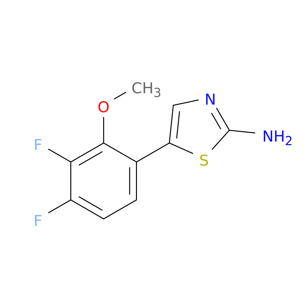 5-(3,4-Difluoro-2-methoxyphenyl)thiazol-2-amine