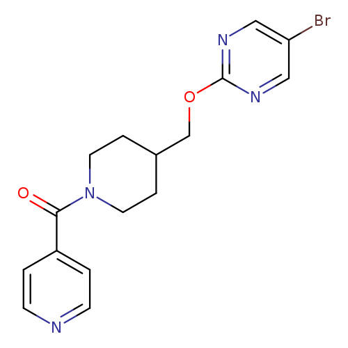 5-bromo-2-{[1-(pyridine-4-carbonyl)piperidin-4-yl]methoxy}pyrimidine
