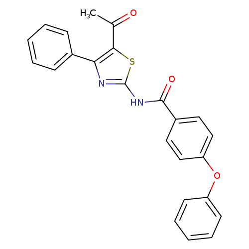 N-(5-acetyl-4-phenyl-1,3-thiazol-2-yl)-4-phenoxybenzamide